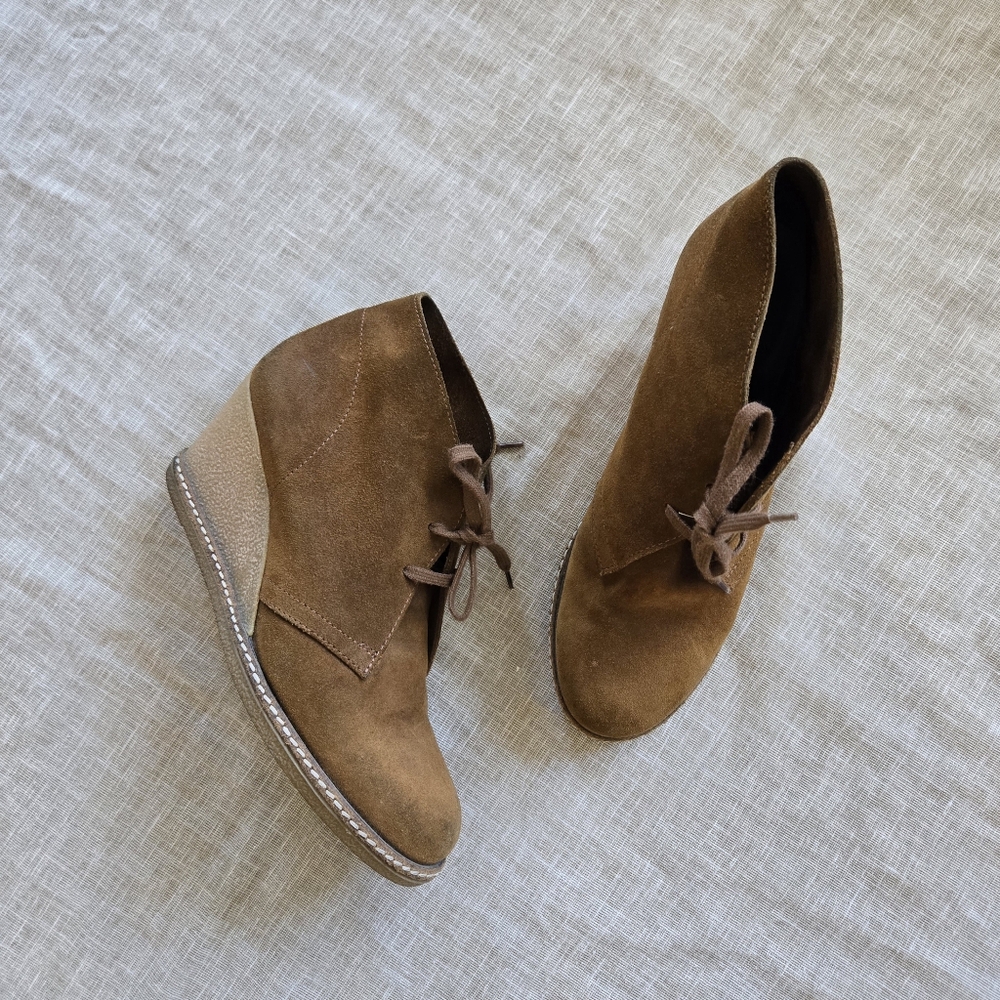 J Crew Macalister brown suede boots